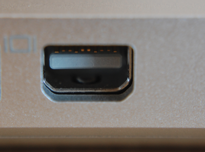Mini DisplayPort video port
